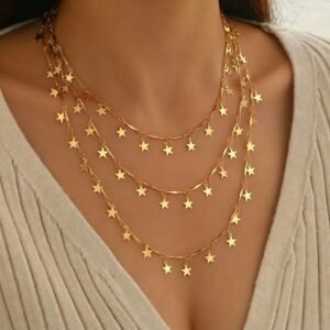 Gold Layered Star Charm Necklace
